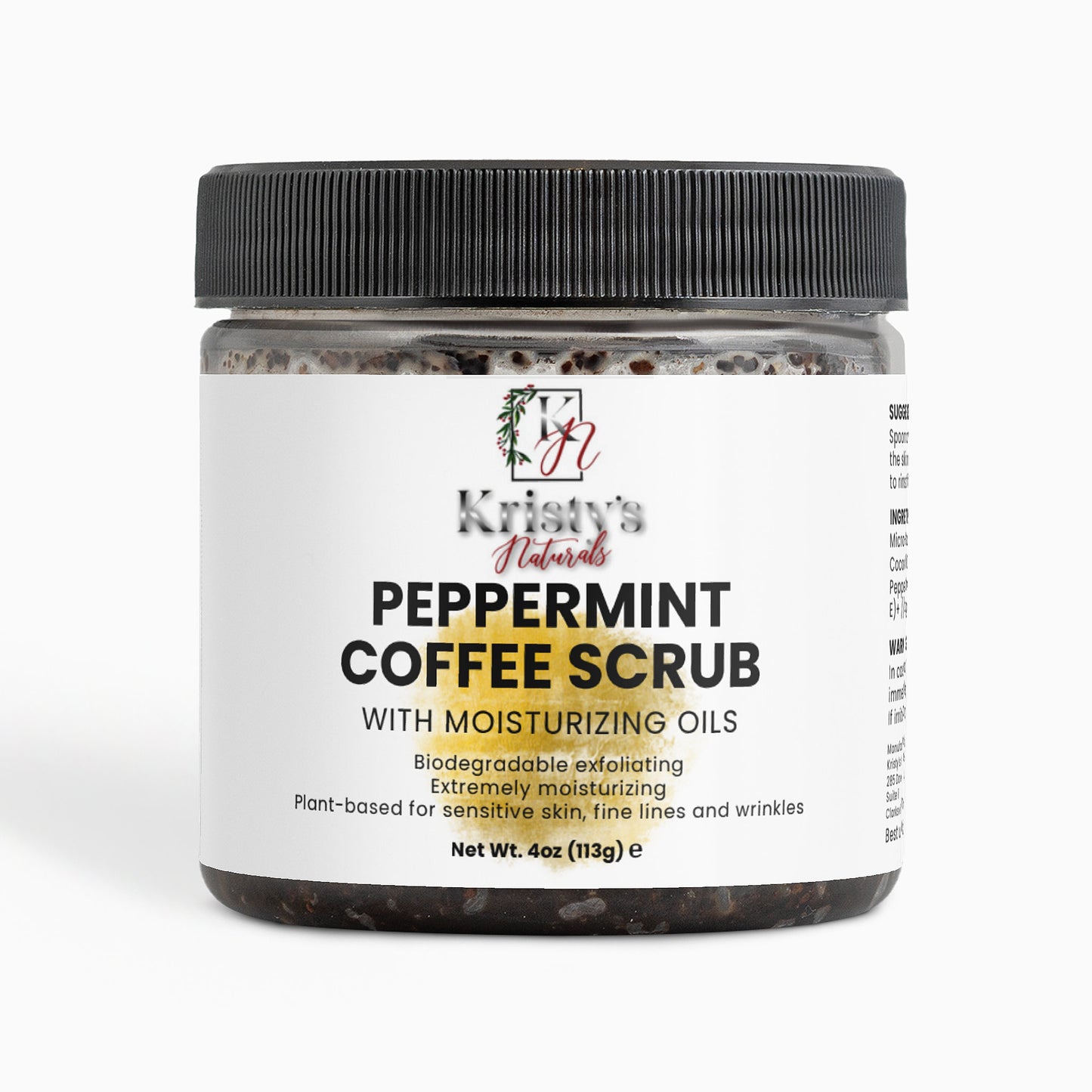 Peppermint Coffee Scrub