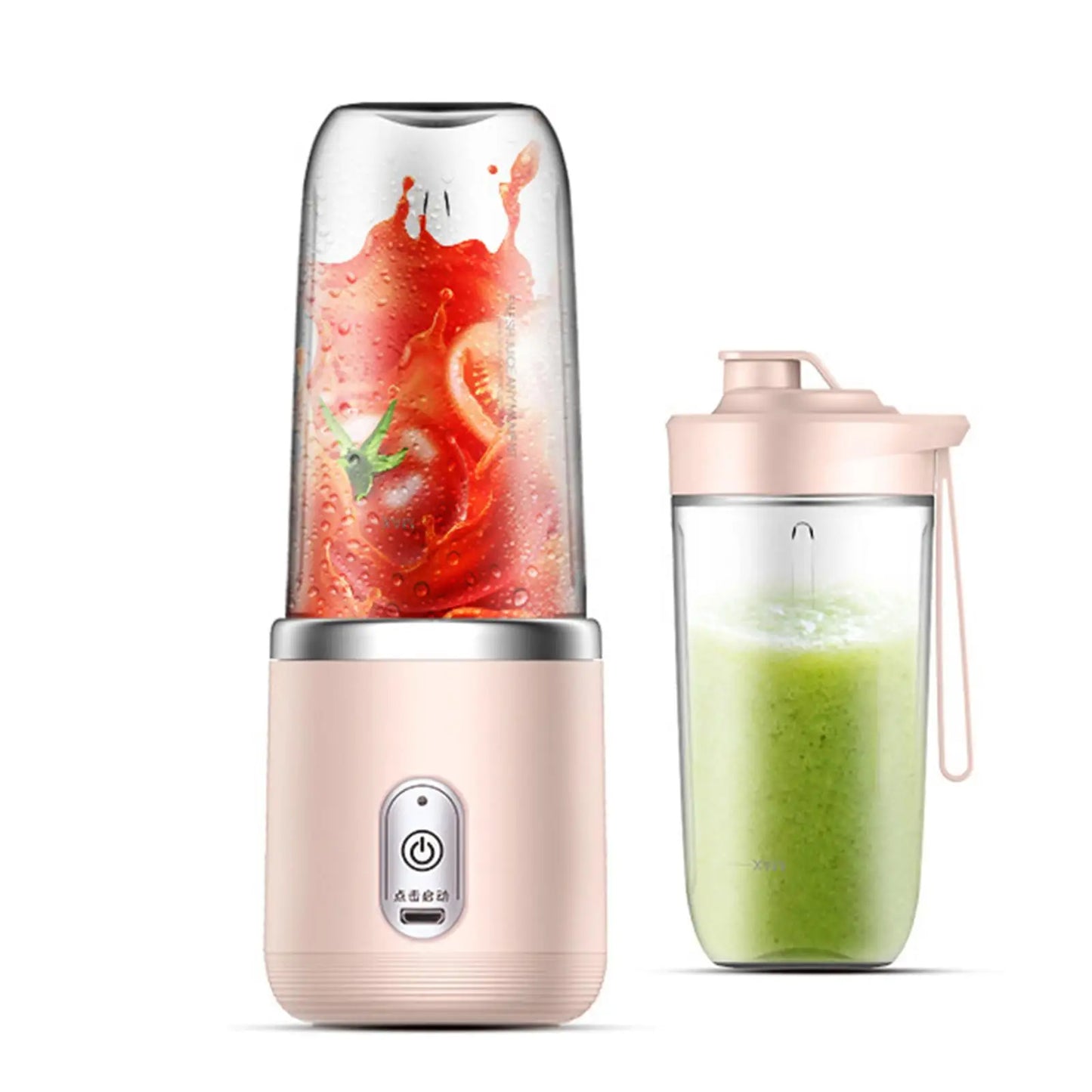 Portable Office Blender USB Fruit Mixer Fruit Juicing Cup 1800mAh Mini Blender Six Blades Mixing squeezed for Outdoor Travel