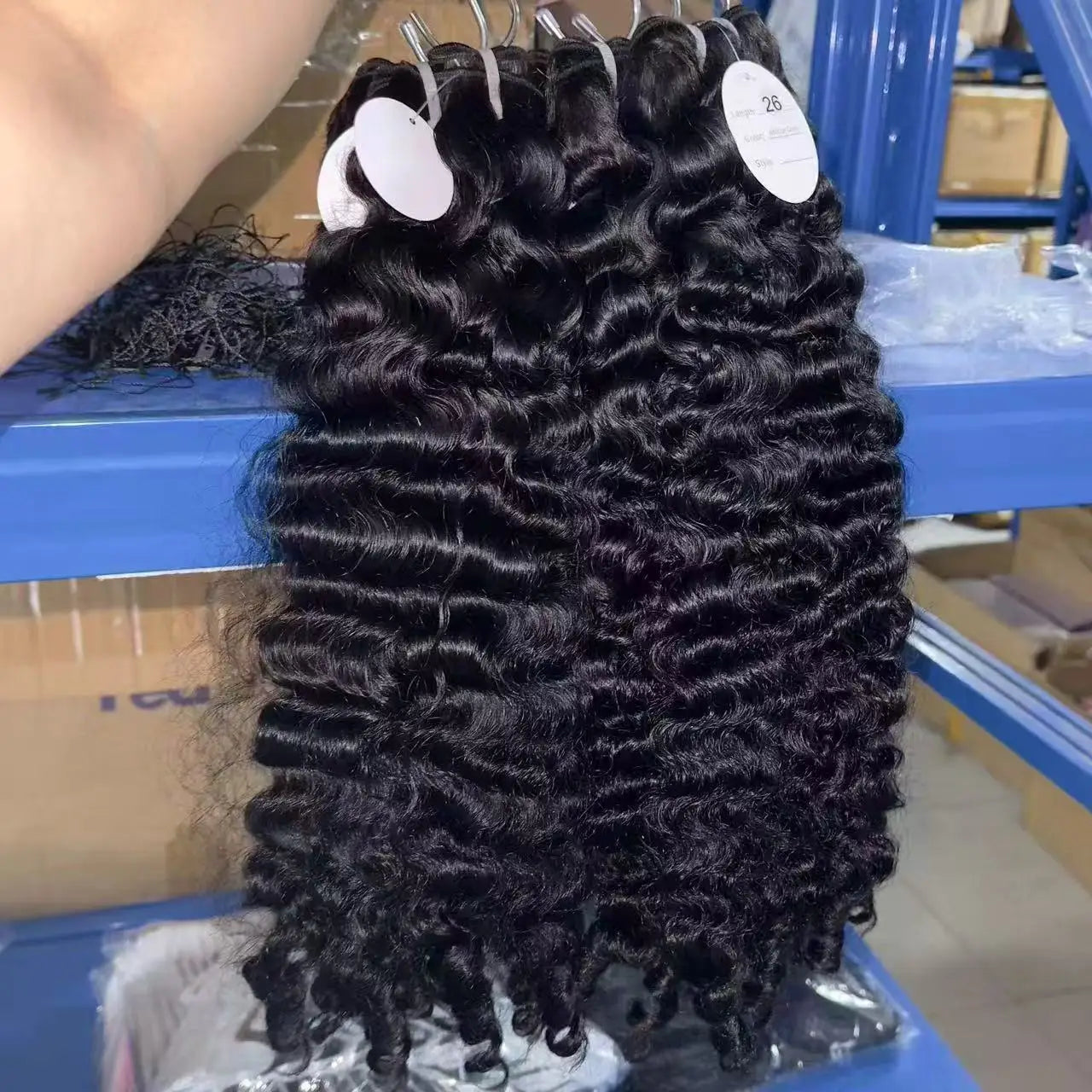 Raw Baby Hair Vietnamese Burmese Curly Hair Cambodian One Donor Hair Weave Bundles Extension Tape in Clip Ins Crochet Hair