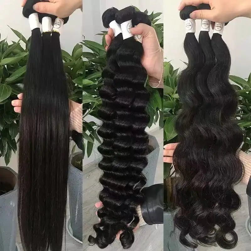 Raw Baby Hair Vietnamese Burmese Curly Hair Cambodian One Donor Hair Weave Bundles Extension Tape in Clip Ins Crochet Hair