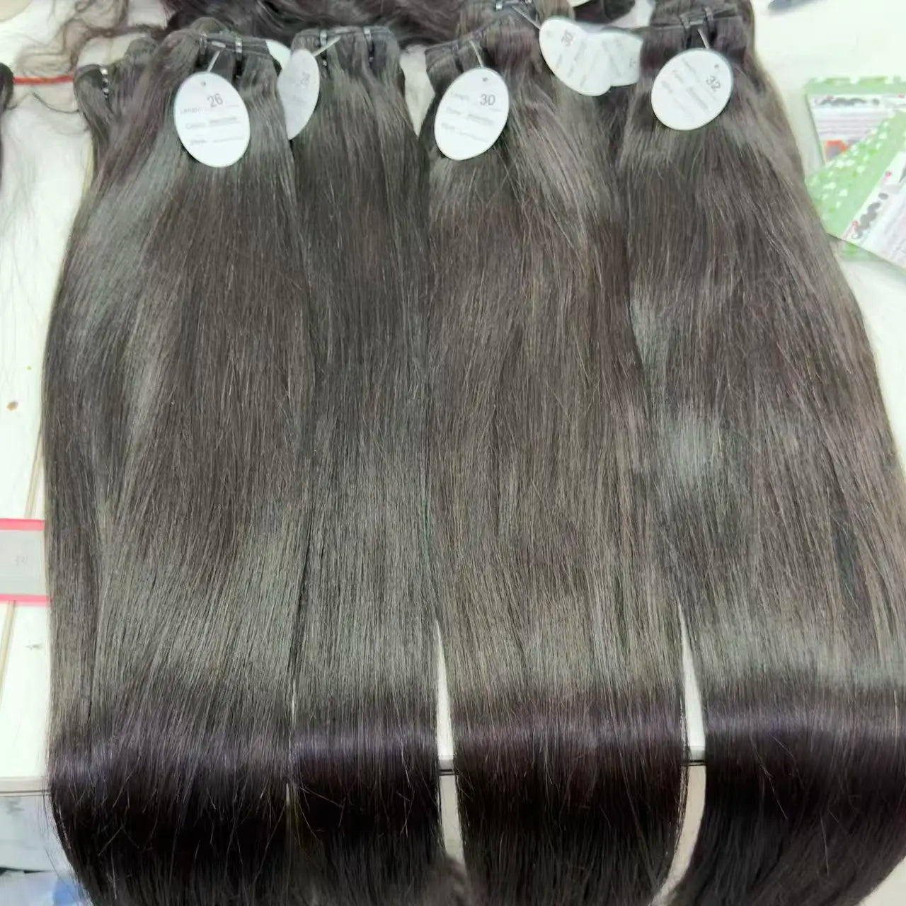 Raw Baby Hair Vietnamese Burmese Curly Hair Cambodian One Donor Hair Weave Bundles Extension Tape in Clip Ins Crochet Hair